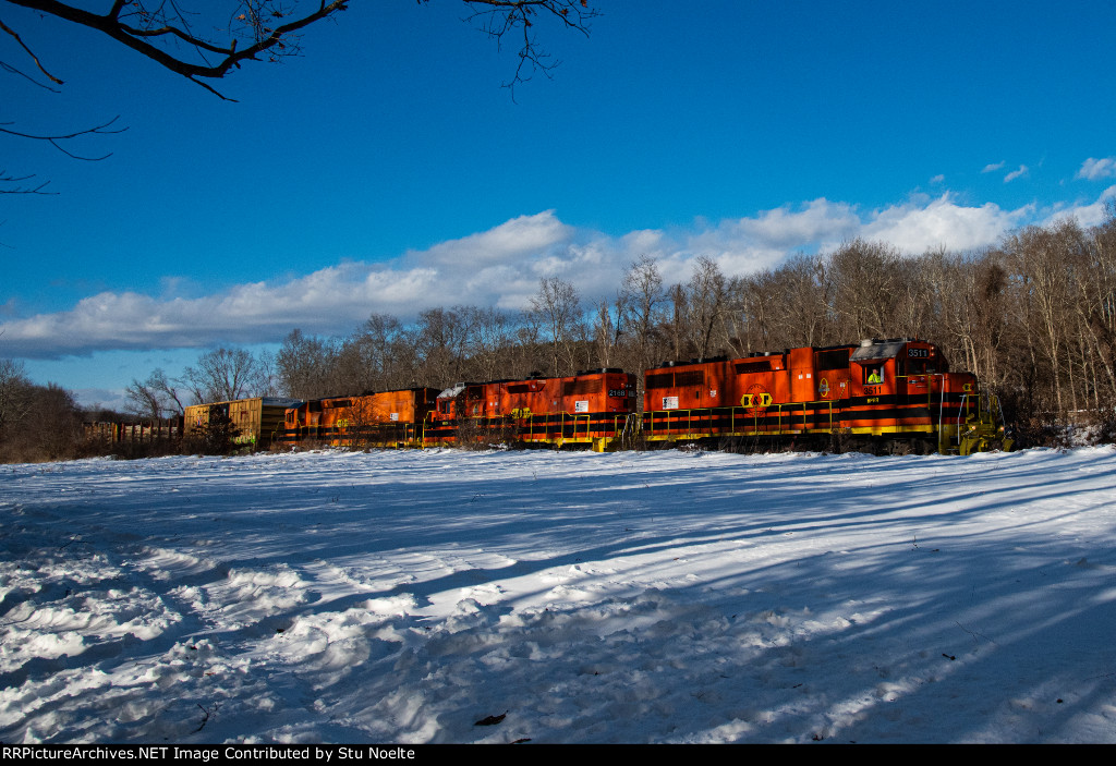 Southbound NECR 608